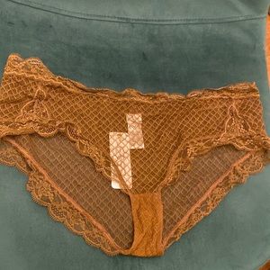 Eres brown lace underwear - new with tag